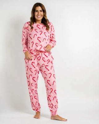 The Royal Standard Loungewear- Sleepwear Xsm Candy Cane Wishes Lounge Set