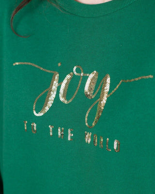 The Royal Standard Tops - Sweatshirt Sale Joy To The World Sequin Sweatshirt