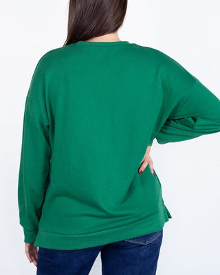 The Royal Standard Tops - Sweatshirt Sale Joy To The World Sequin Sweatshirt