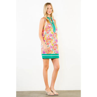 THML Dresses Sleeveless Printed Dress