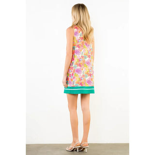 THML Dresses Sleeveless Printed Dress