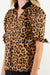 THML Tops - Blouse Short Sleeve Cheetah Print Top