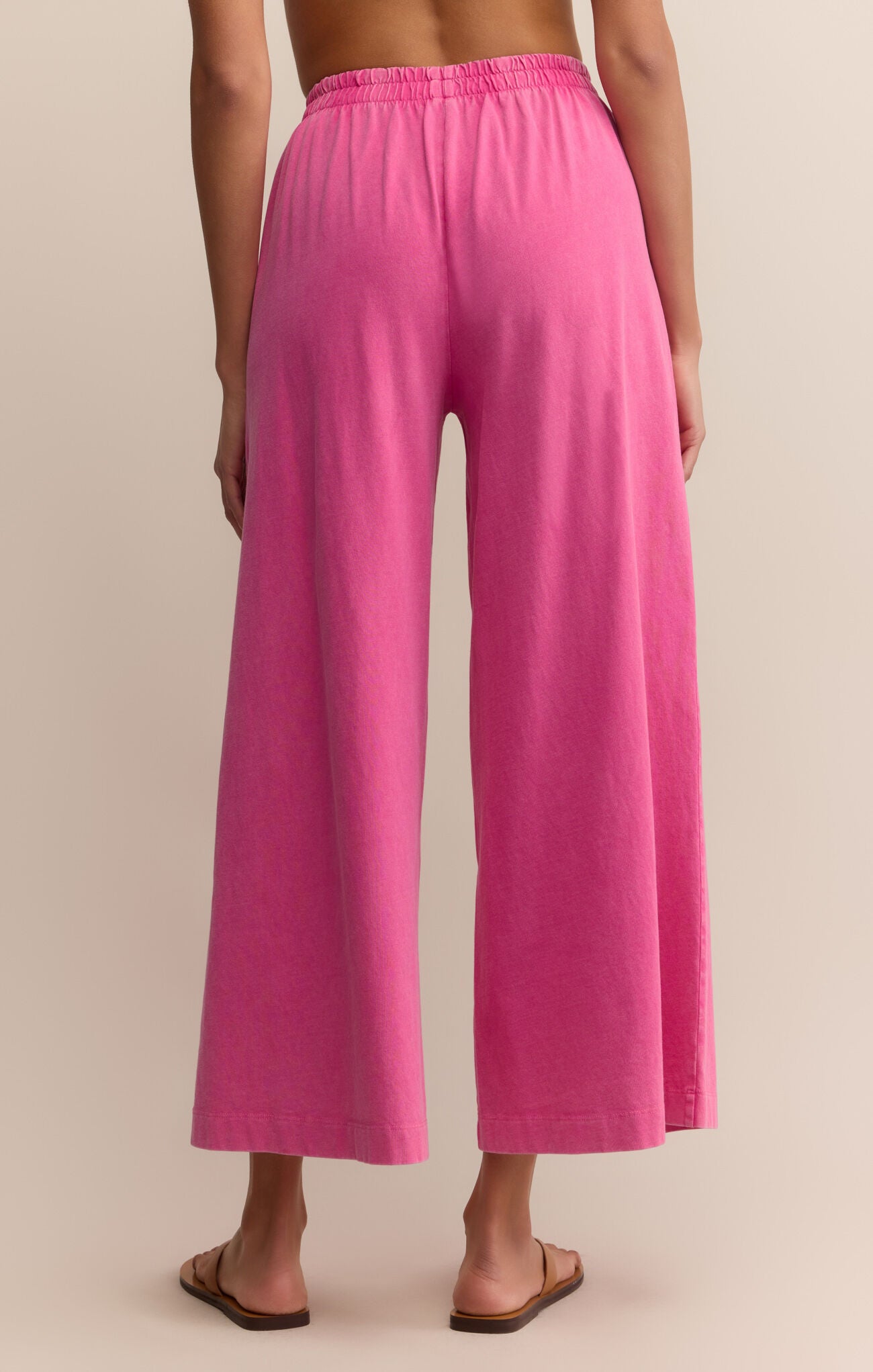 Final Sale Scout Jersey Crop Flare Pant Island Pink