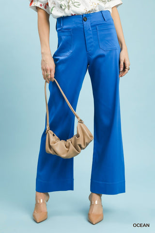 Umgee Bottoms - Pants Sm Button Stretch Pants