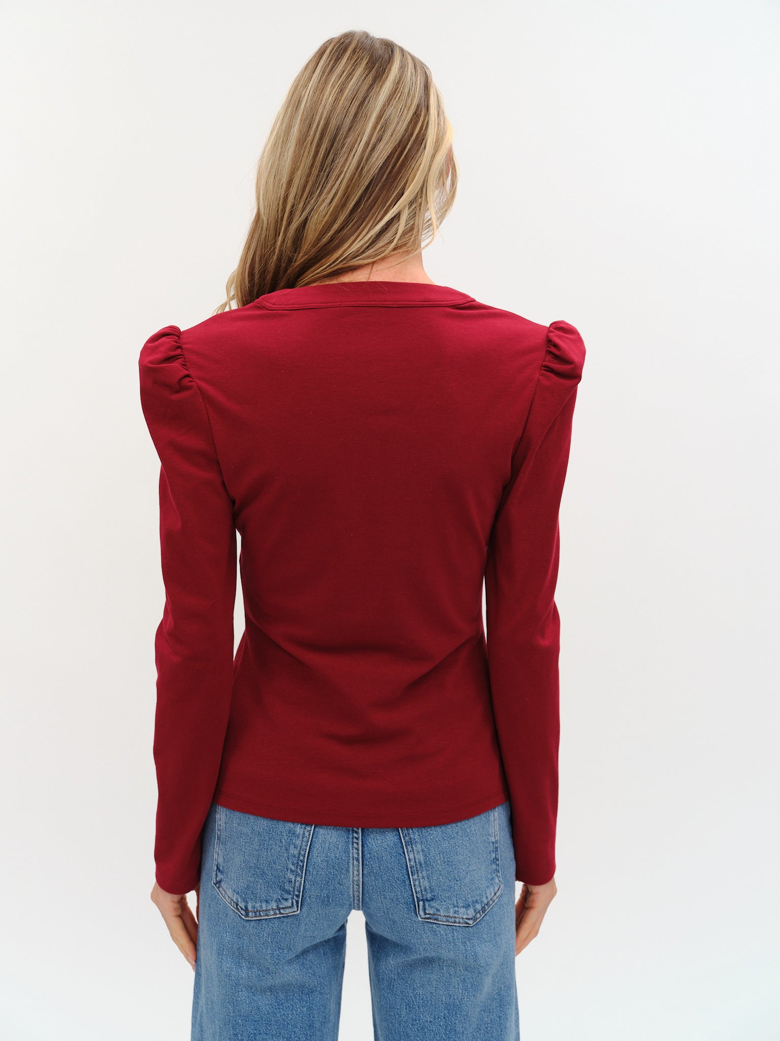 Emily Long Sleeve Ribbed Top