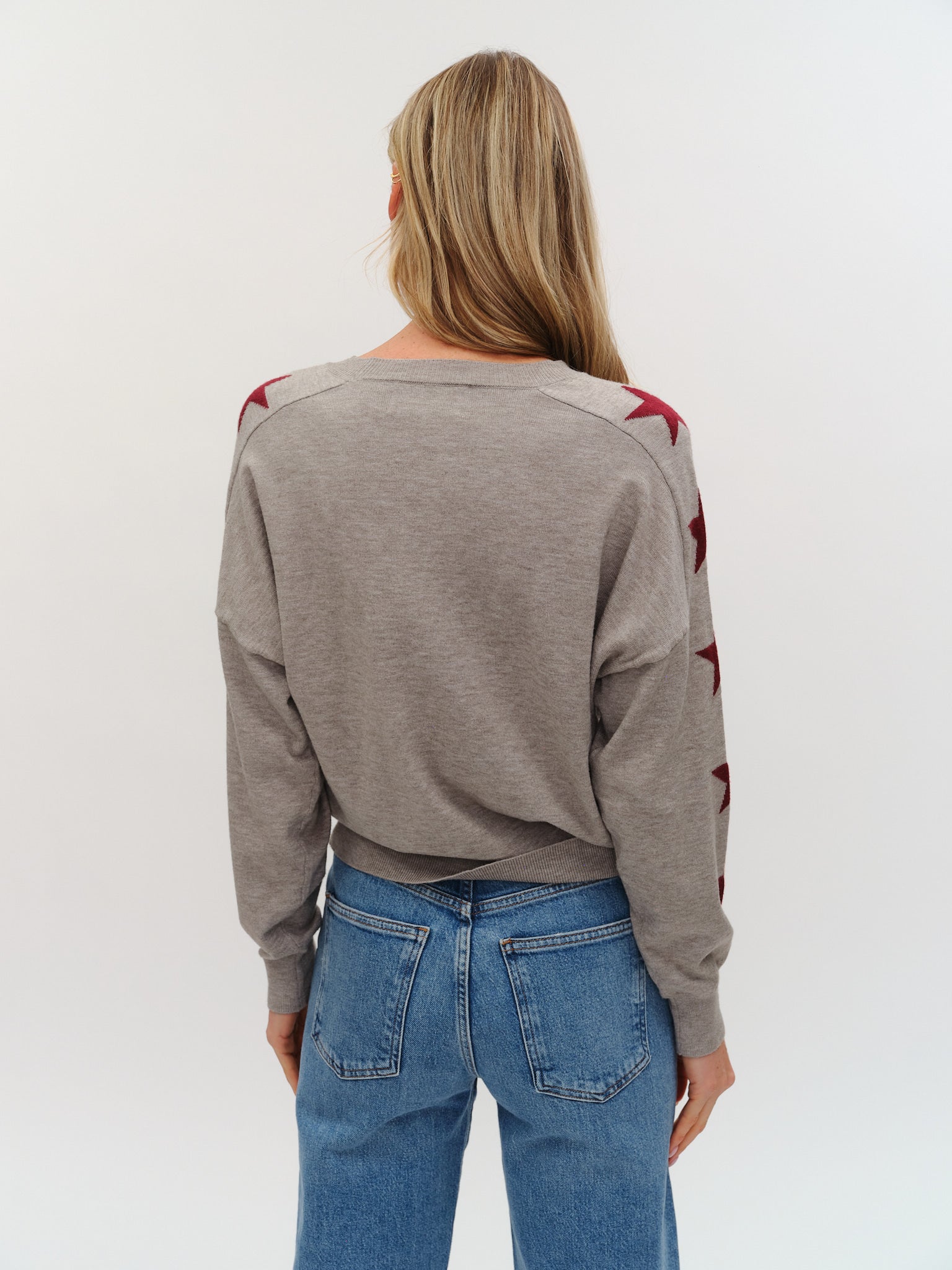 Maddy Long Sleeve Sweater w/ Star Detail