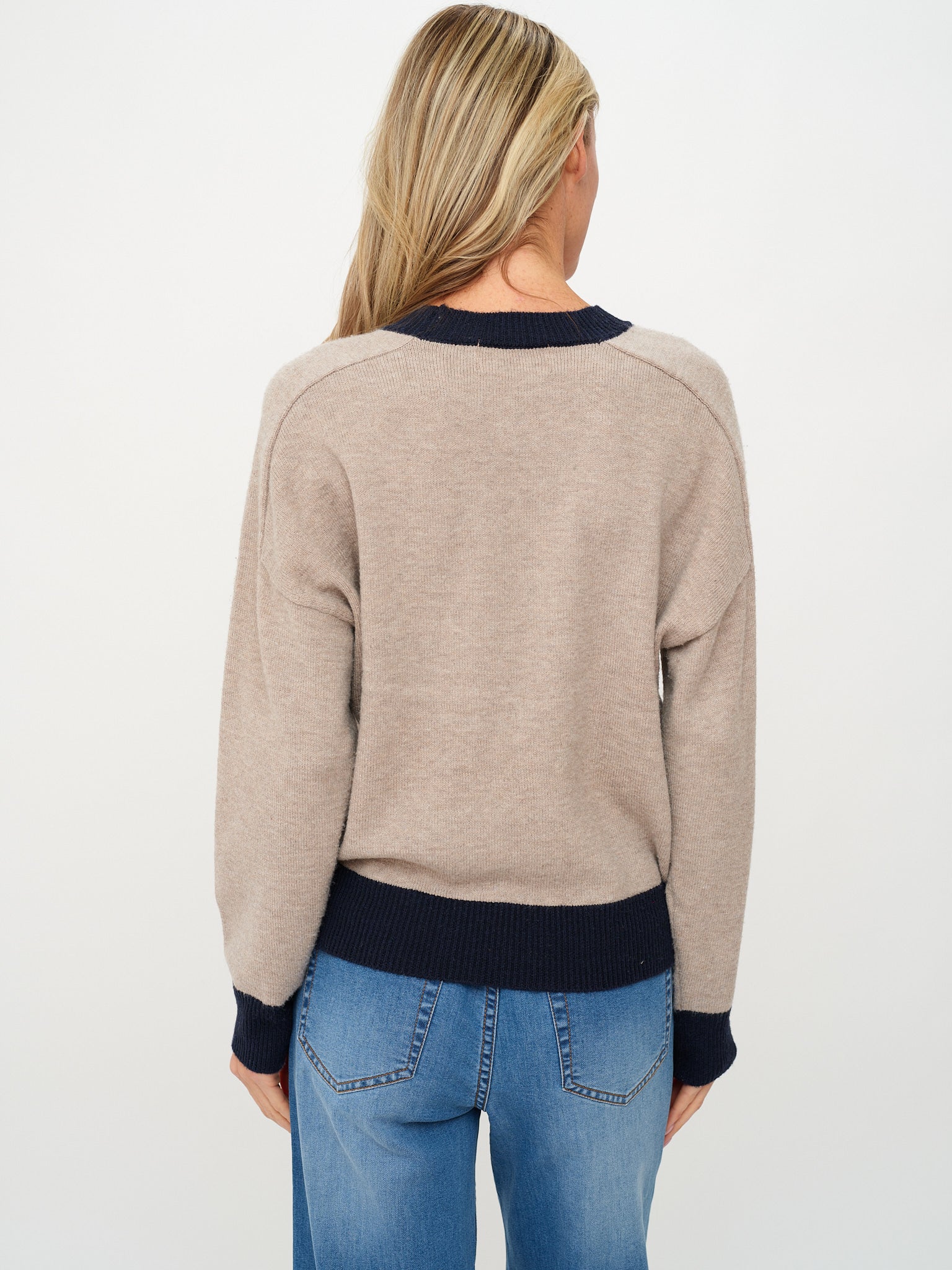 Dylan Crew Neck Sweater Latte