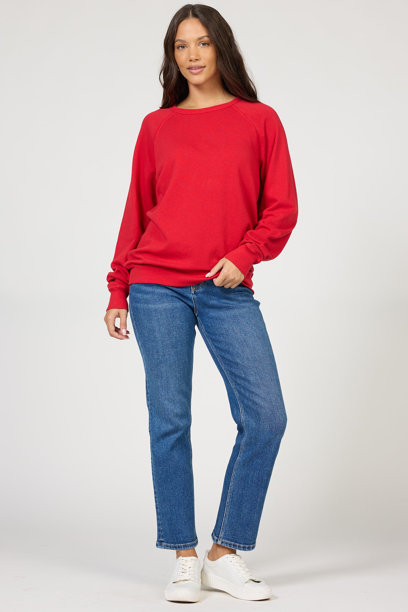 Lilja Long Sleeve Sweater Salsa