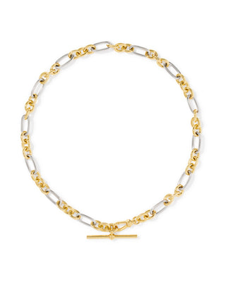 Embry Mixed Metal Link & Chain Necklace