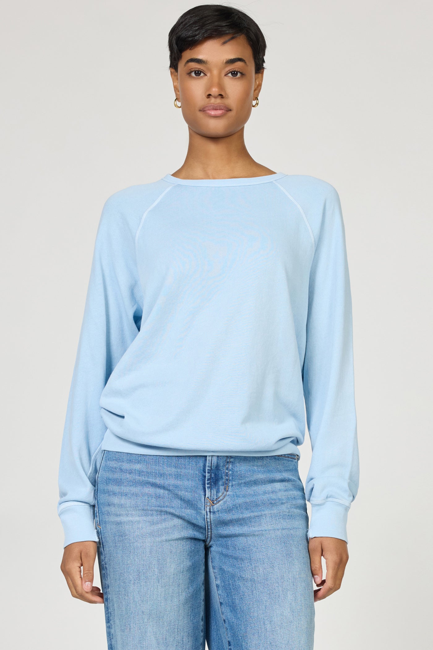 Lilja Long Sleeve Sweater Pigment Skyway