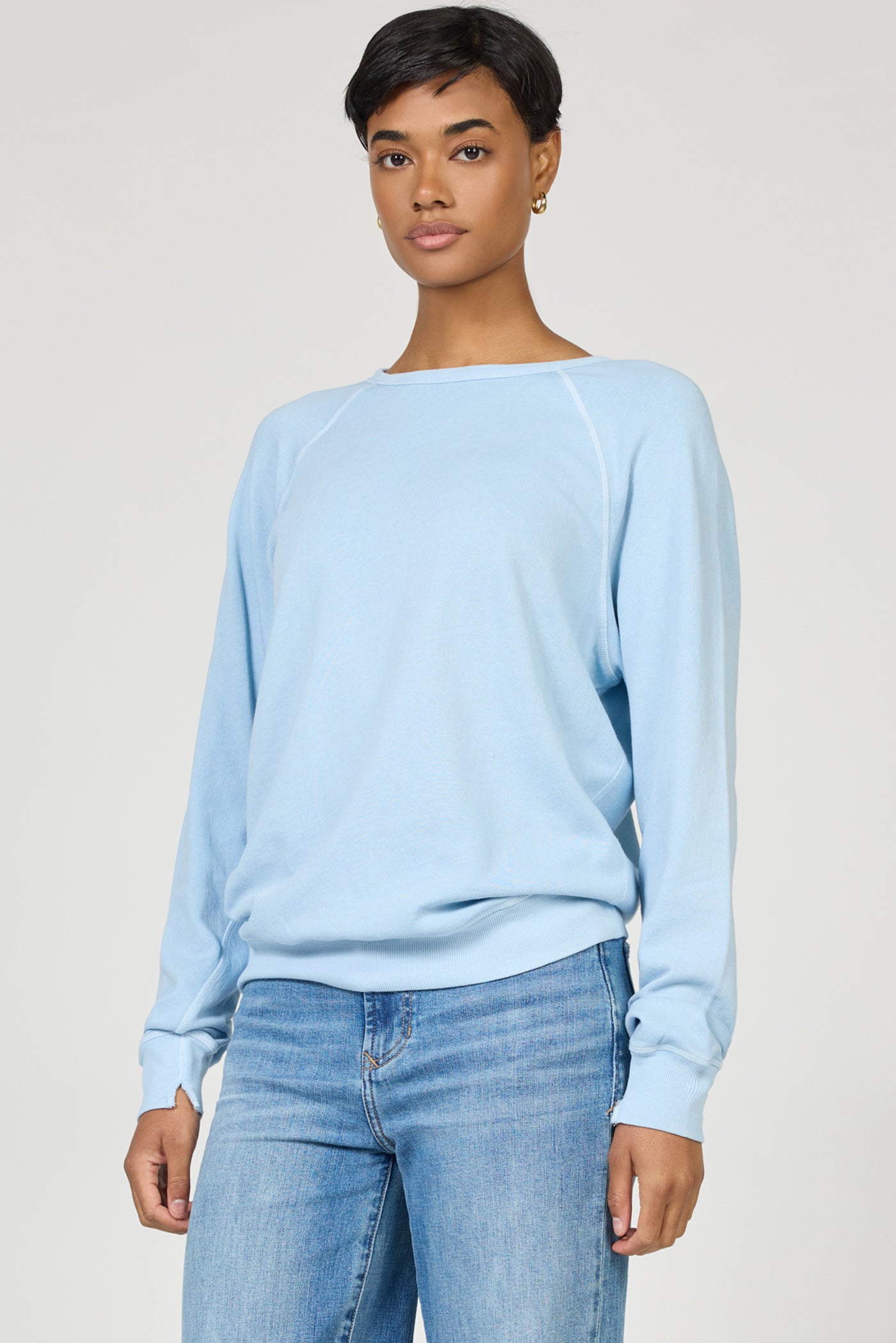 Lilja Long Sleeve Sweater Pigment Skyway