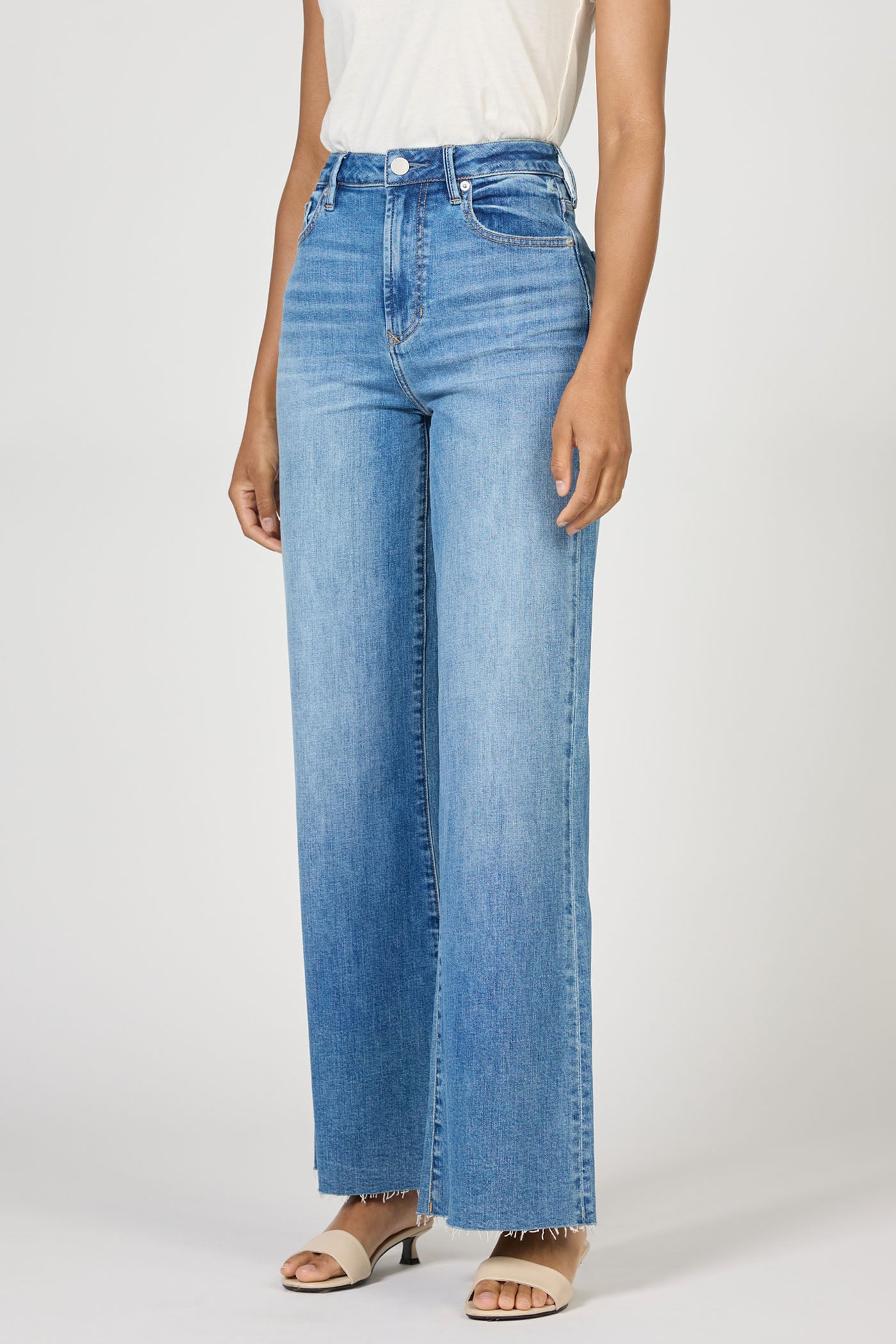 Fiona High Rise Wide Leg Jeans London