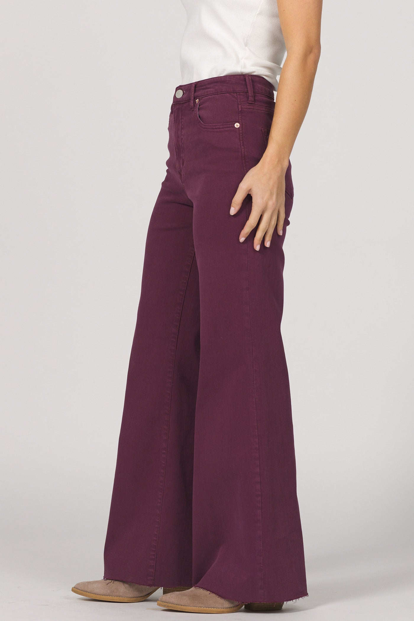 Sale Fiona High Rise Wide Leg Jeans Fig