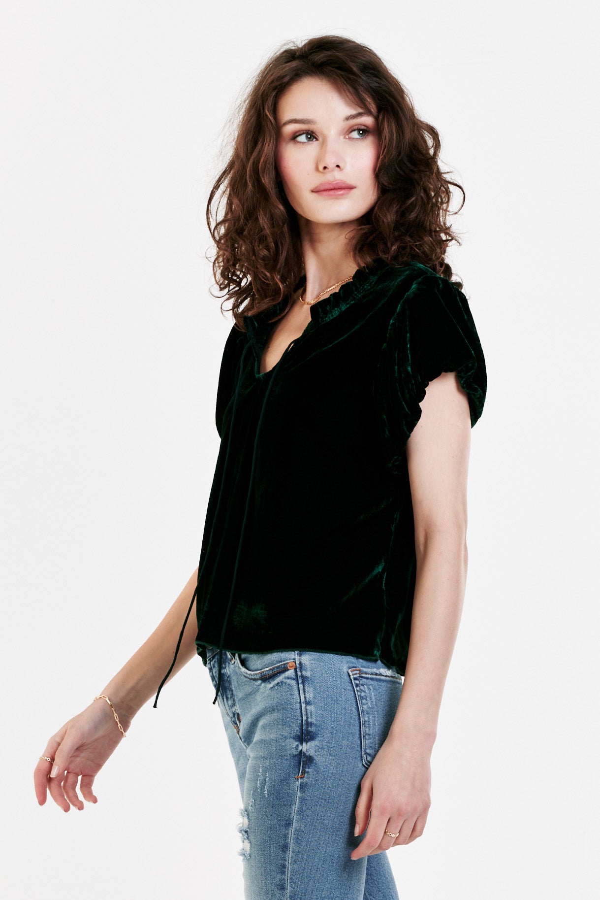 Sale Maggie Puff Sleeve Top Sycamore
