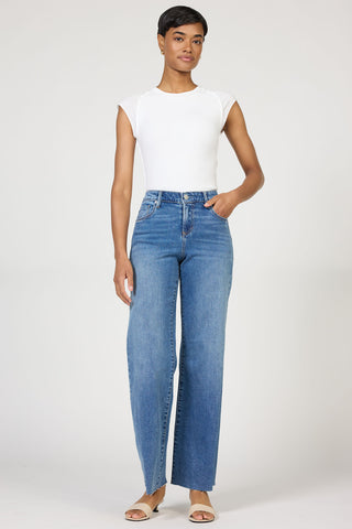 Micah Mid-Rise Wide Leg Jeans Skagway