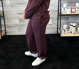 Vintage Havana bottoms - Sweatpants Final Sale Cloud Fleece Jogger Merlot Truffle