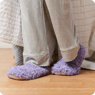 Warmies Loungewear- Sleepwear - Slippers Warmies Slippers Curly Purple
