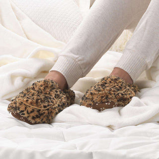 Warmies Loungewear- Sleepwear - Slippers Warmies Slippers Tawny Leopard