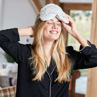 Warmies Loungewear- Sleepwear Warmies Eye Mask Marshmallow Gray
