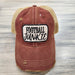 Wild Oates Accessories - Hats Dark Red Football Junkie Baseball Hat