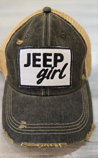Wild Oates Accessories - Hats JEEP girl Baseball Hat