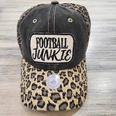 Wild Oates Accessories - Hats Leopard Football Junkie Baseball Hat
