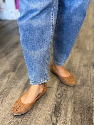 Yolly Italy Bottoms - Pants Barrel Tapered Ankle Jeans