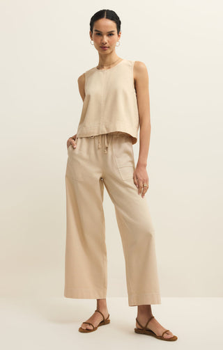 Z Supply Bottoms - Pants Daycation Pant Parchment