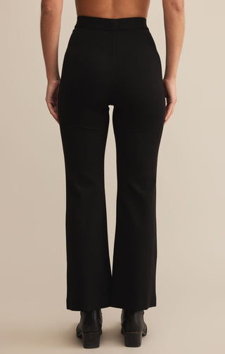 Z Supply Bottoms - Pants Do It All Slim Kick Pant Black
