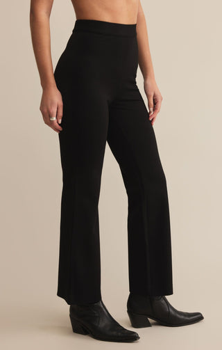 Z Supply Bottoms - Pants Do It All Slim Kick Pant Black