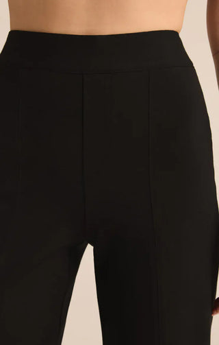 Z Supply Bottoms - Pants Do It All Slim Kick Pant Black