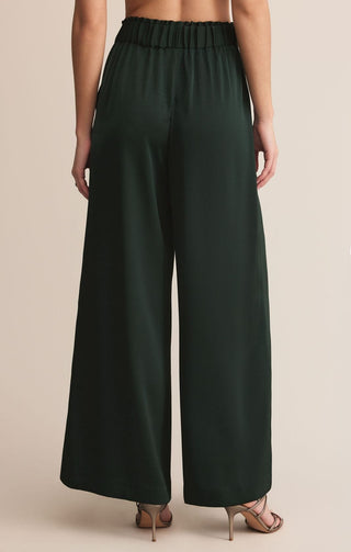 Z Supply Bottoms - Pants Sale Isolde Satin Pant Garland Green