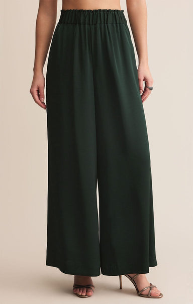 Z Supply Bottoms - Pants Sale Isolde Satin Pant Garland Green