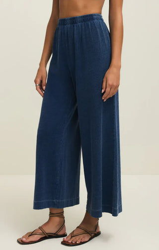 Z Supply Bottoms - Pants Scout Jersey Denim Pant Indigo