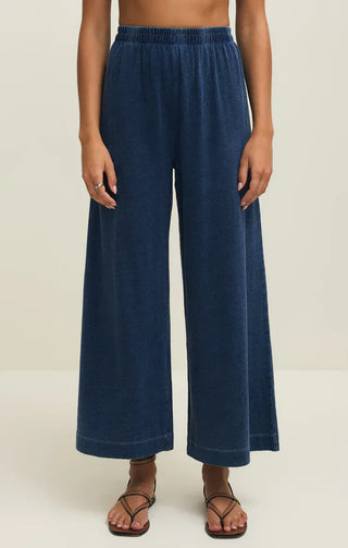 Z Supply Bottoms - Pants Scout Jersey Denim Pant Indigo
