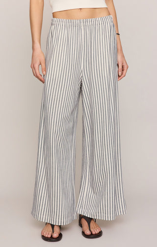Z Supply Bottoms - Pants Scout Knit Striped Pant Eclipse