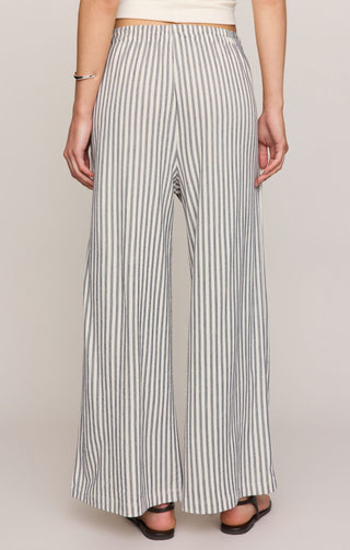 Z Supply Bottoms - Pants Scout Knit Striped Pant Eclipse