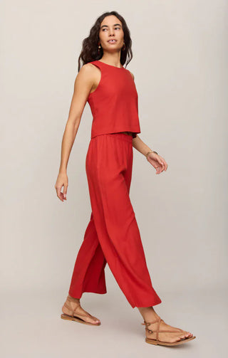 Z Supply Bottoms - Pants Scout Linen Pant Chili Pepper