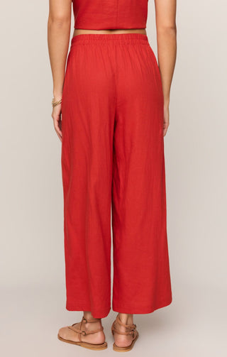 Z Supply Bottoms - Pants Scout Linen Pant Chili Pepper