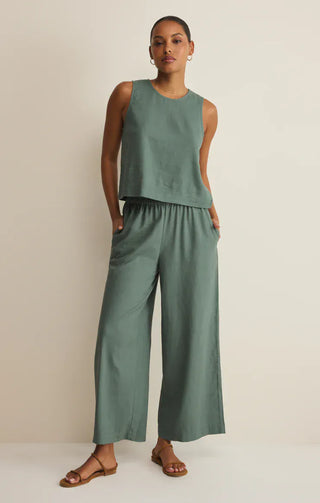 Z Supply Bottoms - Pants Scout Linen Pant Everglade