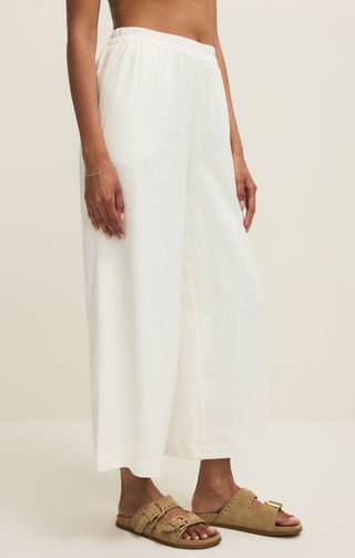 Z Supply Bottoms - Pants Scout Linen Pant White