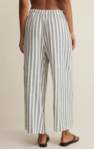Z Supply Bottoms - Pants The Perfect Striped Pant White