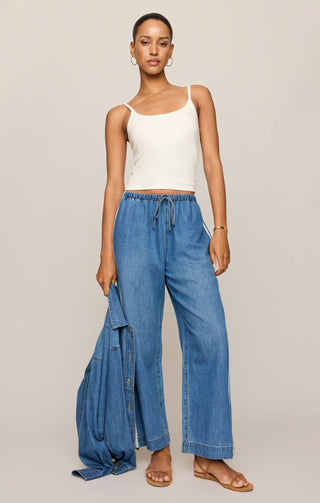 Z Supply Bottoms - Pants The Sidelines Denim Track Pant Dreamstate