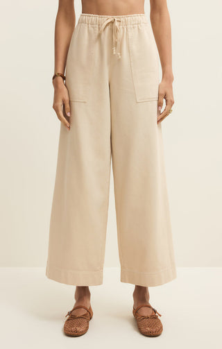 Z Supply Bottoms - Pants Xsm Daycation Pant Parchment