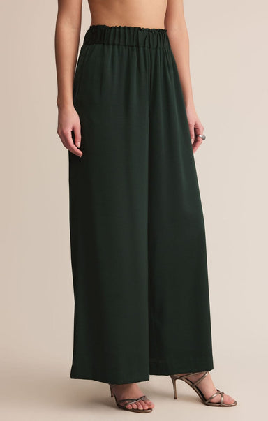 Z Supply Bottoms - Pants Xsm Sale Isolde Satin Pant Garland Green