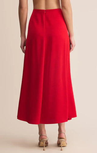 Z Supply Bottoms - Skirts Sale Northpointe Midi Skirt Festive Red