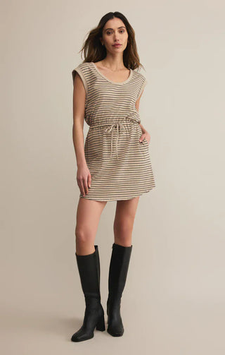 Z Supply Dresses Sale Dayshift Striped Mini Dress Retreat