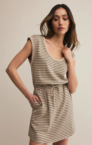 Z Supply Dresses Sale Dayshift Striped Mini Dress Retreat
