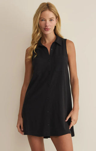 Z Supply Dresses Xsm New Light Textured Mini Dress Black