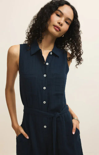 Z Supply Jumpsuits & Rompers New Light Airy Gauze Romper Eclipse